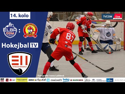 Highlights 14. kola Extraligy Hokejbalu - Elba DDM Ústí and Labem vs HBC Hradec Králové 1988 | 26.2.