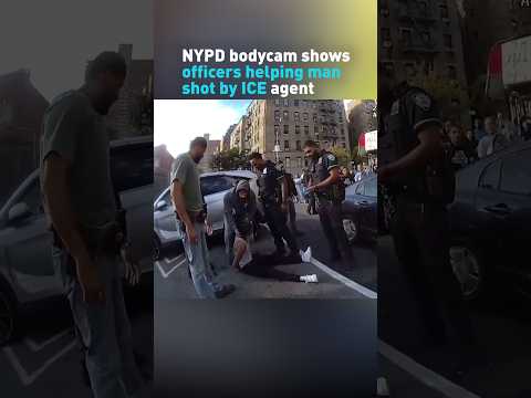 NYPD bodycam shows officers helping man shot by ICE agent