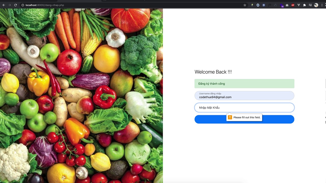 Support đồ án - Review website thực phẩm