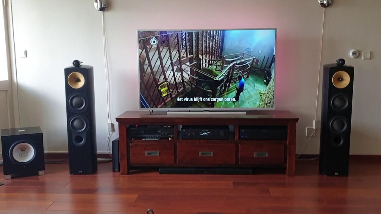 Bowers & Wilkins 804s, REL T9i, NAD C658/C268, Supra Effi XLR, QED XT40i speakerwire.
