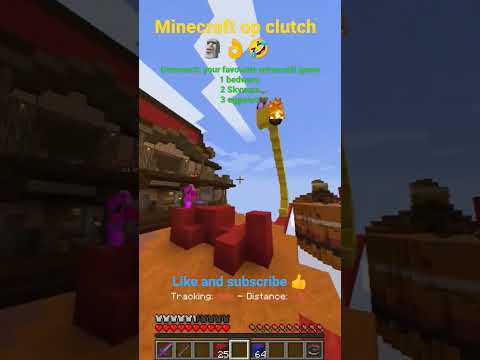 Minecraft's Epic Clutch Play! Don't Miss Out! #Minecraft #Bedwars