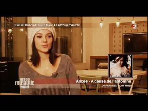 [Vídeo] Alizée -Hebdo musique mag