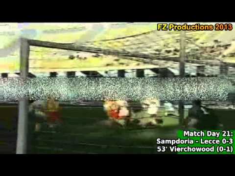 Serie A 1993-1994, day 21 Lecce - Sampdoria 0-3 (Vierchowood goal)