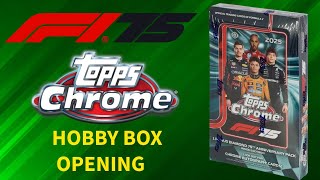 CHROME FINALLY RETURNS! Opening a 2025 Topps Chrome Formula 1 Hobby Box!