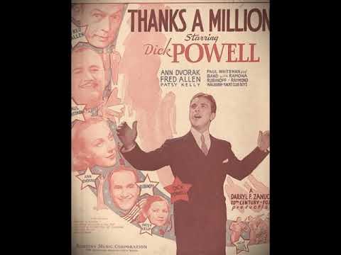 Carroll Gibbons, Klavier und sein Orchester, Thanks a million, Potpourri, London, 1936