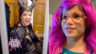 Maleficent and Little Mermaid Ariel BLOOPERS!