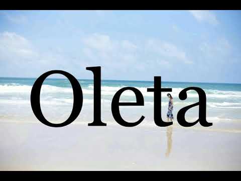 How To Pronounce Oleta🌈🌈🌈🌈🌈🌈Pronunciation Of Oleta