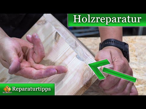 DIY wood filler / DIY modeling clay - wood repair