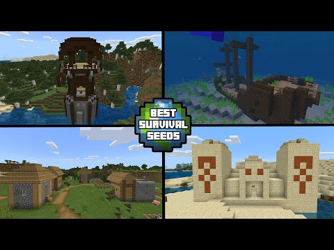 Top 5 Best 'SURVIVAL SEEDS' For Minecraft BE.