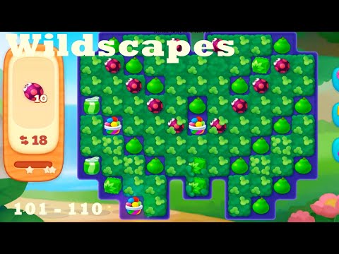 wildscapes Level 101 - 110 HD Walkthrough | Gameplay | 102, 103, 104, 105, 106, 107, 108, 109 | ios