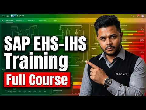 SAP EHS IHS Training Full Course ZaranTech