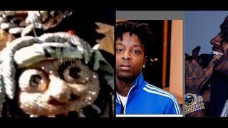 21 Savage Respond After Him & Young Thug Goons Robbed Hoodrich Pablo..DA PRODUCT DVD