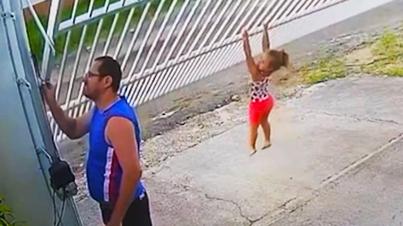 面白くて危険な瞬間がカメラに捉えられました！