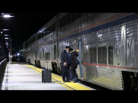 Calif. Zephyr in Ft. Morgan on 27DEC2025
