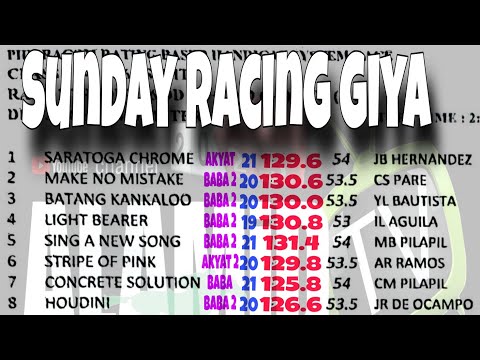 MMTCI - ALAMiDTV SUNDAY RACING GIYA | MARCH 8, 2026 9 RACES 2PM STARTS.