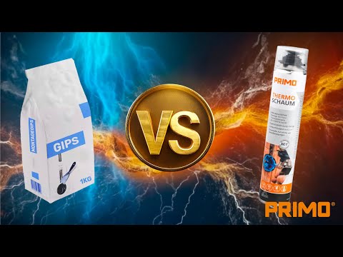 Thermoschaum vs. Gips