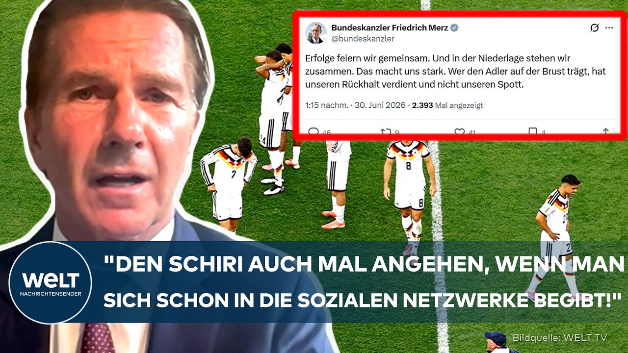 FRÜHES AUS BEI DER WM: "Dreckige Spielweise der anderen!" Social Media Panne im Kanzleramt!
