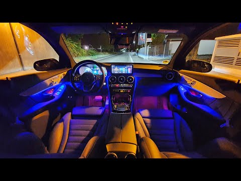 2020 Mercedes-Benz - GLC 300e at night, Ambientebeleuchtung