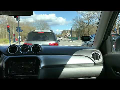 Dashcam - Drive through the suburbs north of Copenhagen - Lyngby Virum Sorgenfri Brede Lundtofte