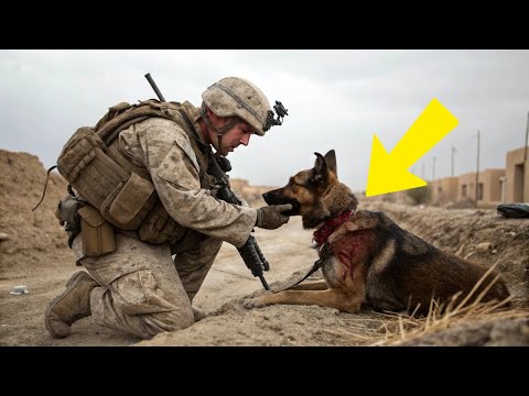 He was wounded and Alone in Enemy Fire… But His K9 Dog Refused to Let Him Die