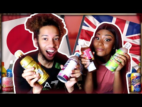 BRITISH TRYING JAPANESE DRINKS