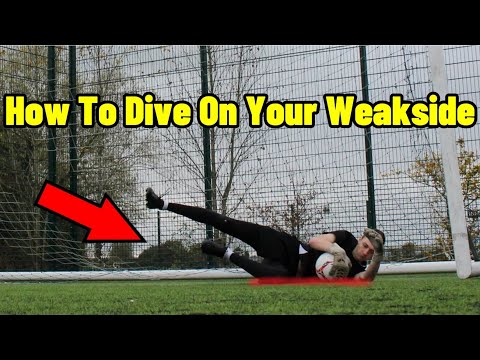 How To Dive On Your Weakside - Goalkeeper Tips and Tutorials - Diving Tutorial
