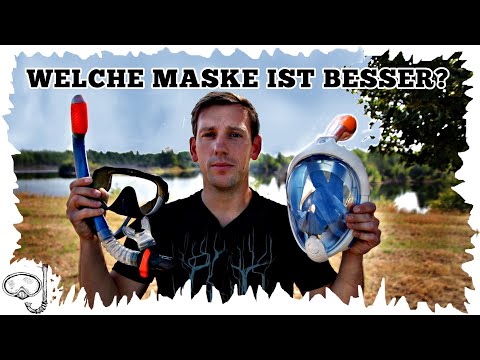 Full-face mask vs. diving goggles - Which snorkel mask is better? Snorkeling tips