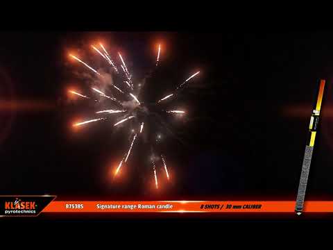 R7538S Signature range Roman candle 8 rán 75cm
