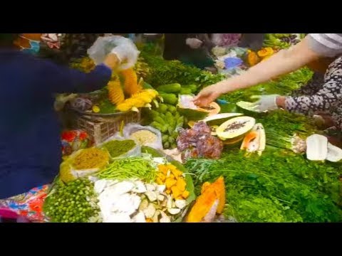 Fresh Daily Food In Phnom Penh Market - Natural Living And Fresh - Routine Foods