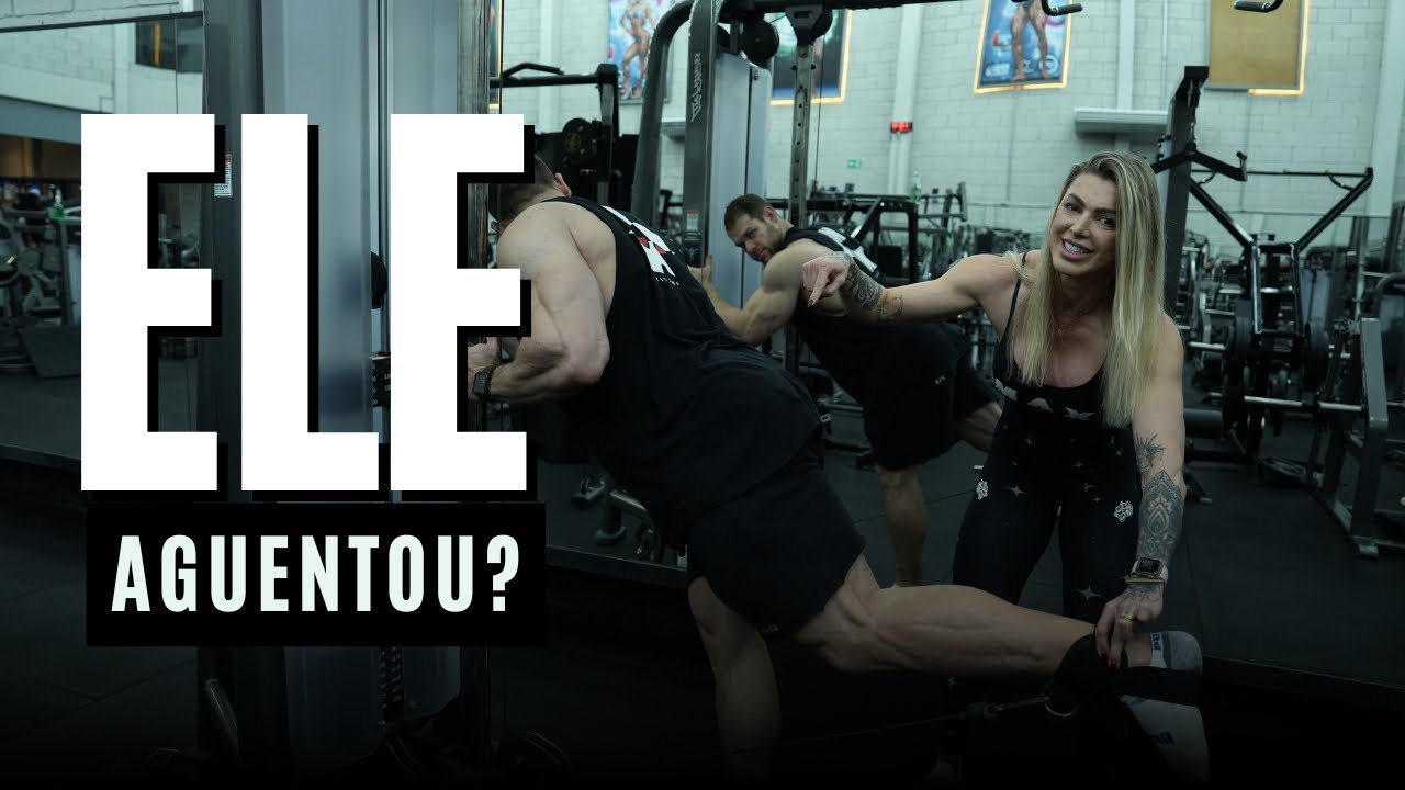 ERIC FEZ O TREINO DE GLÚTEO DA ANGELA BORGES