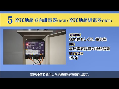 5.高圧地絡方向継電器（DGR），高圧地絡継電器（HGR）