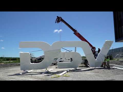 DSV Sign Installation