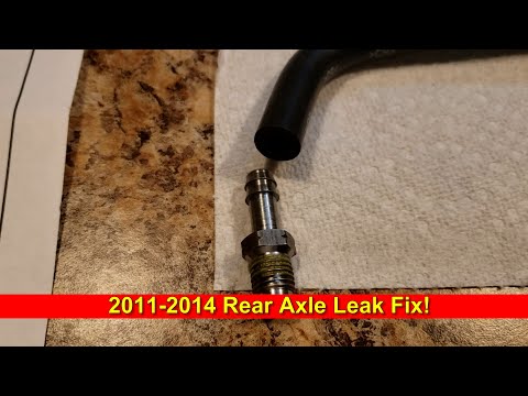 2011-2012-2013-2014 Ford Mustang 8.8 rear axle vent bolt tube leaking axle repair DR3Z-4022-A