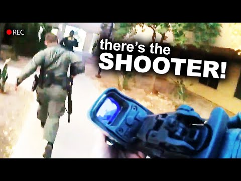 Cops Hunt Down & Kill Mass Shooter