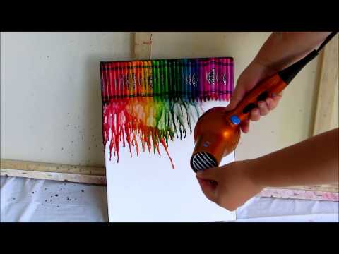 , title : 'How to make Melted Crayon Art