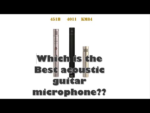 Recording acoustic guitars comparison Neumann Km84 vs AKG 451-B vs DPA 4011-TL (No talk)
