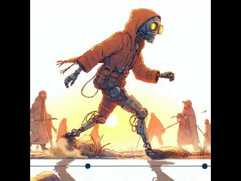 Robot walking by Grok and vercel