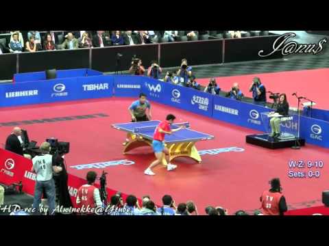 WTTC 2011  ZHANG JIKE  WANG HAO  SERVE ATTACK1