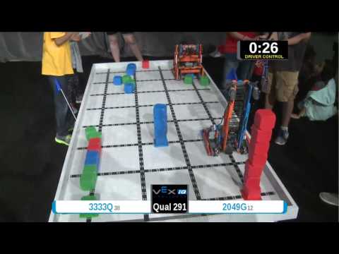 2015 VEXIQ Midd Q291 -  (3333Q 2049G) 180 - VEX-IQ Middle School-VEX Worlds 2015