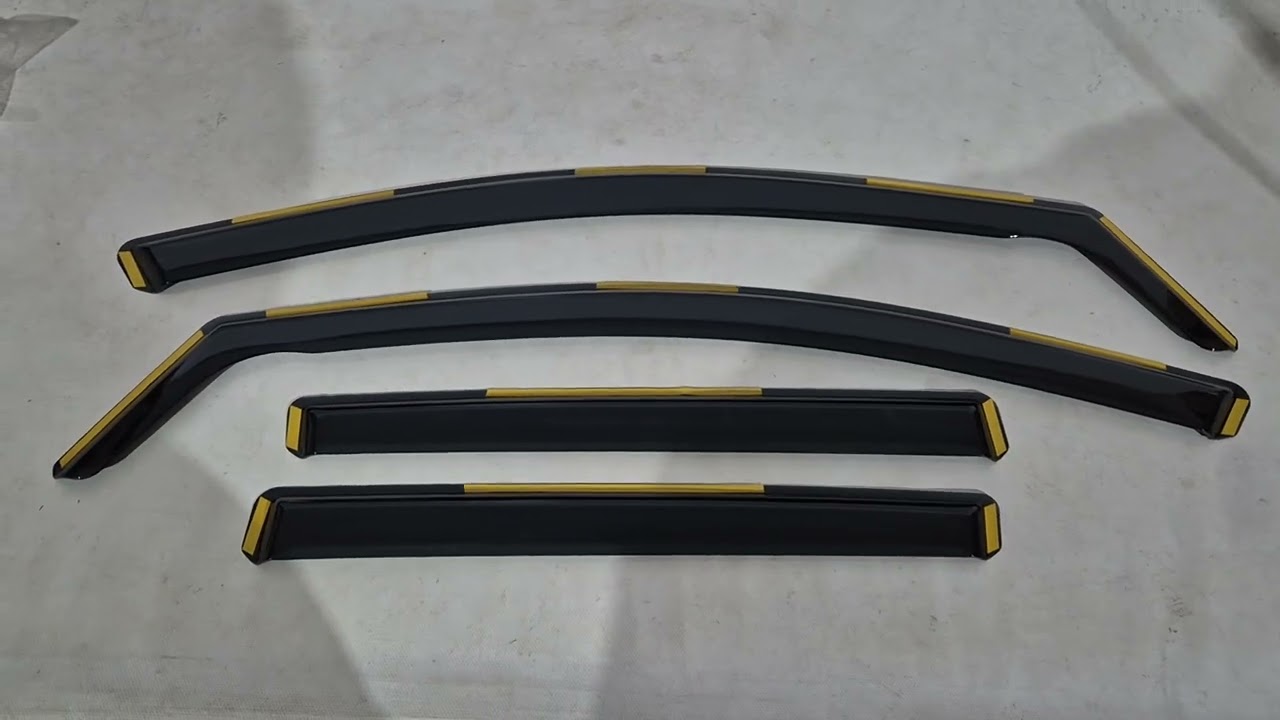 Volkswagen Golf 8 2019- рр. Вітровики вставні Niken Luxury (HB, 4 шт) Video 1