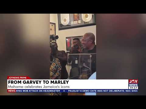 From Garvey to Marley: Mahama celebrates Jamaica’s icons.
