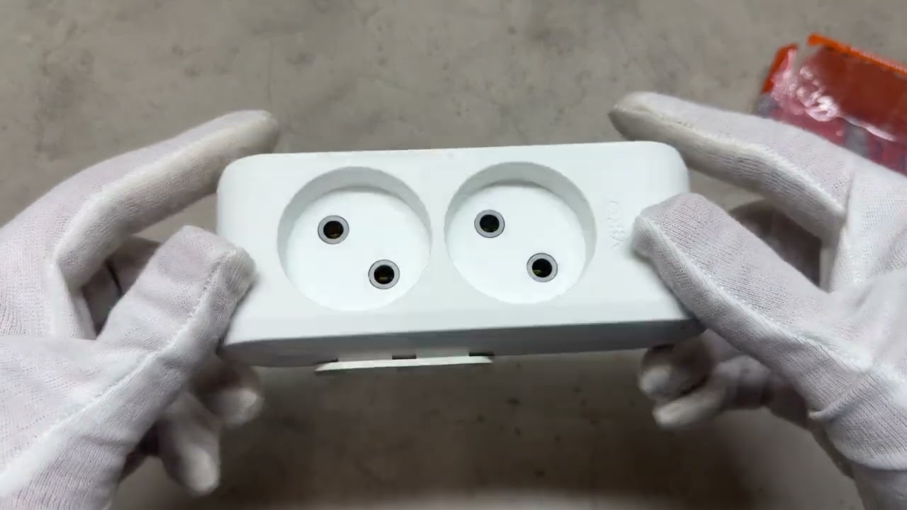 Колодка VIKO 2 гнезда без заземленния белая Multi-Let 90112200