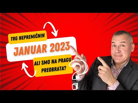 Pregled trga nepremičnin januar 2023