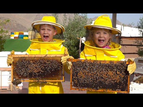 , title : 'Diana and Roma Learn about Bees, HATTA Honey Bee Garden Tour - Fun family trip