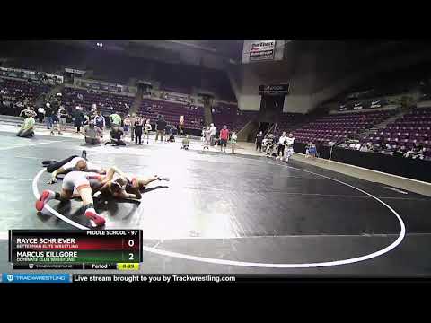 97 Lbs Round 4 - Marcus Killgore, Dominate Club Wrestling Vs Rayce Schriever, Betterman Elite Wres