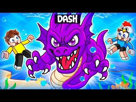 I Became A SEA MONSTER In Roblox SHARKBITE!