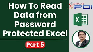 Apache POI Tutorial Part5 - How To Read Data from Password Protected Excel #ApachePOI