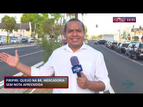 ROTA DO DIA 12 09  Queijo apreendido em Piripiri sem nota fiscal