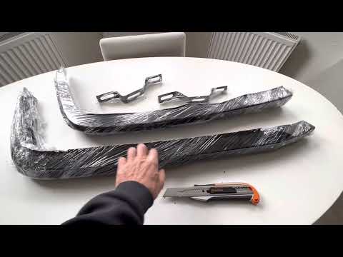 Mercedes R107 SL rusty front bumper repair and installation+tips.