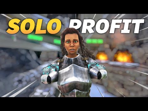 The SOLO RAID That Made Me Rich On Day 1 - ARK